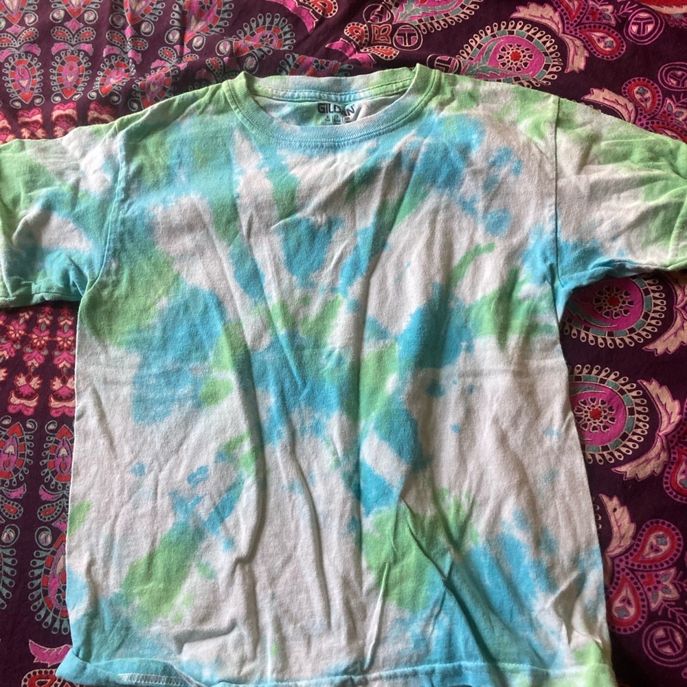 Unisex Sm gildan tie dye short sleeve